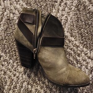 Stylish Olive Ankle Boots